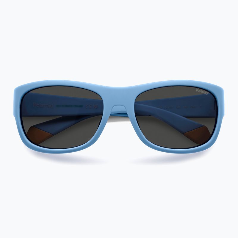 Dětské sluneční brýle Polaroid PLD 8064/S azure/grey polarized 4