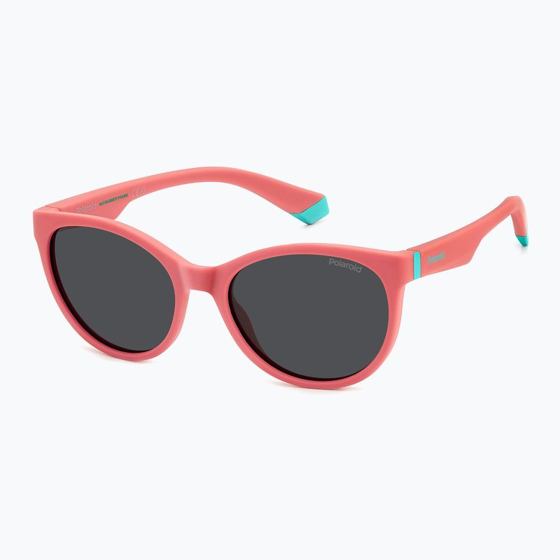 Dětské sluneční brýle Polaroid PLD 8065/S coral/grey polarized 2