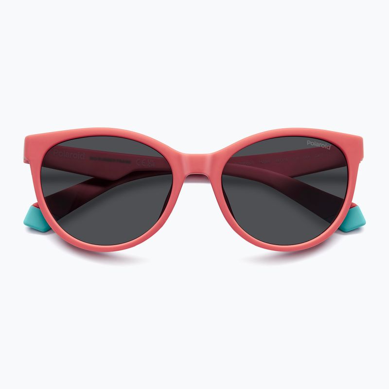 Dětské sluneční brýle Polaroid PLD 8065/S coral/grey polarized 4
