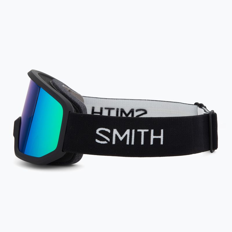 Lyžařské brýle Smith Transfer black/green sol-x mirror 4