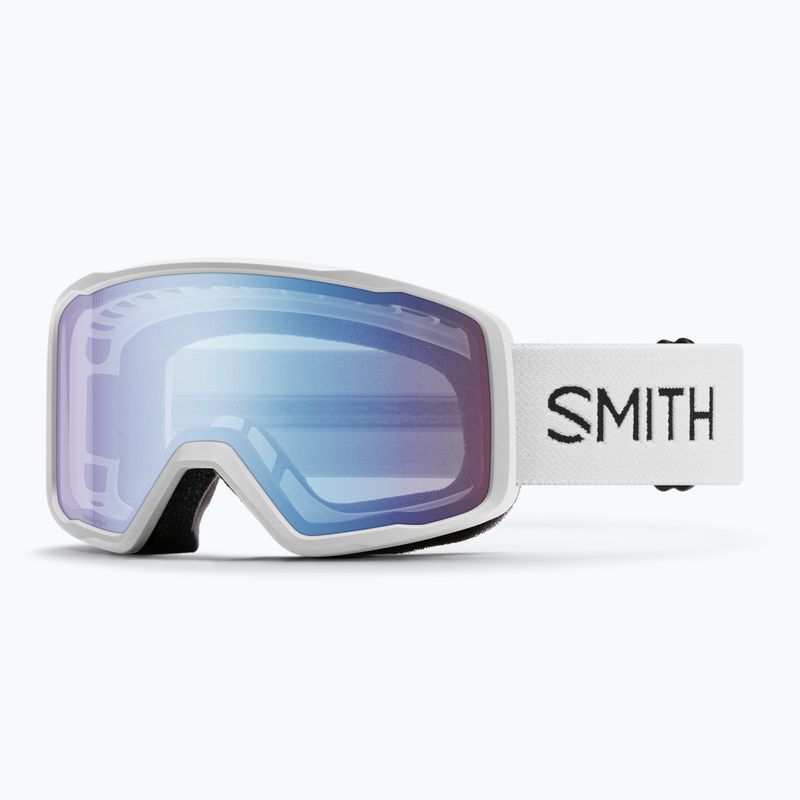 Lyžařské brýle Smith Tribute white/blue sensor mirror