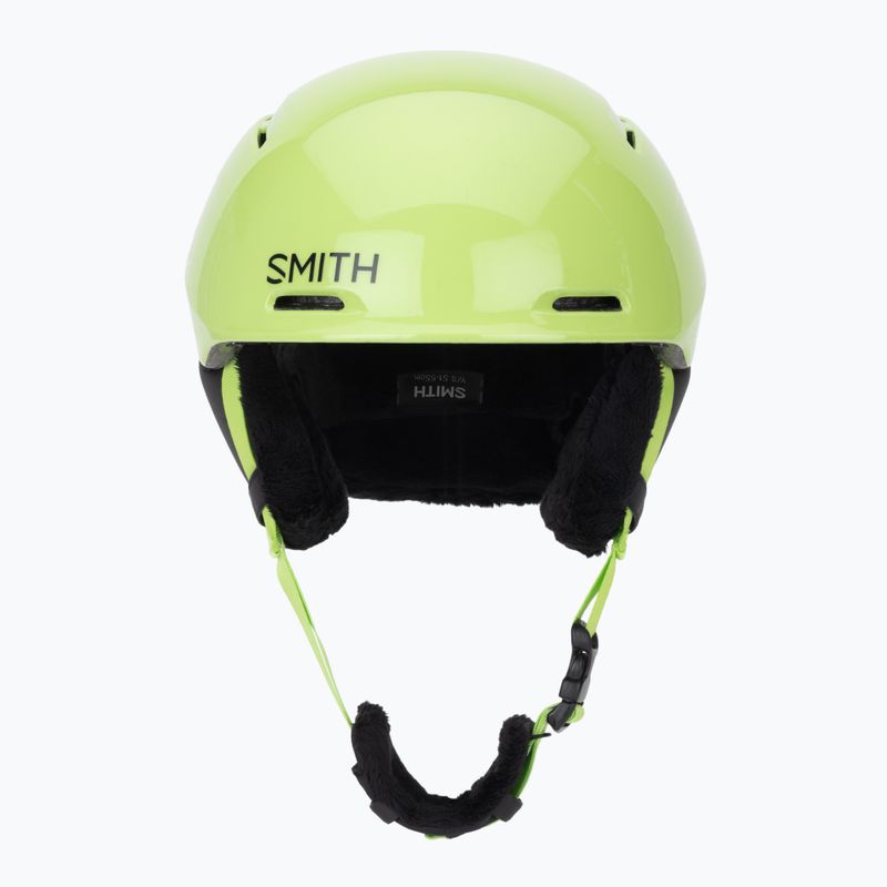 Dětská lyžařská helma Smith Glide Jr Mips electric lime 2