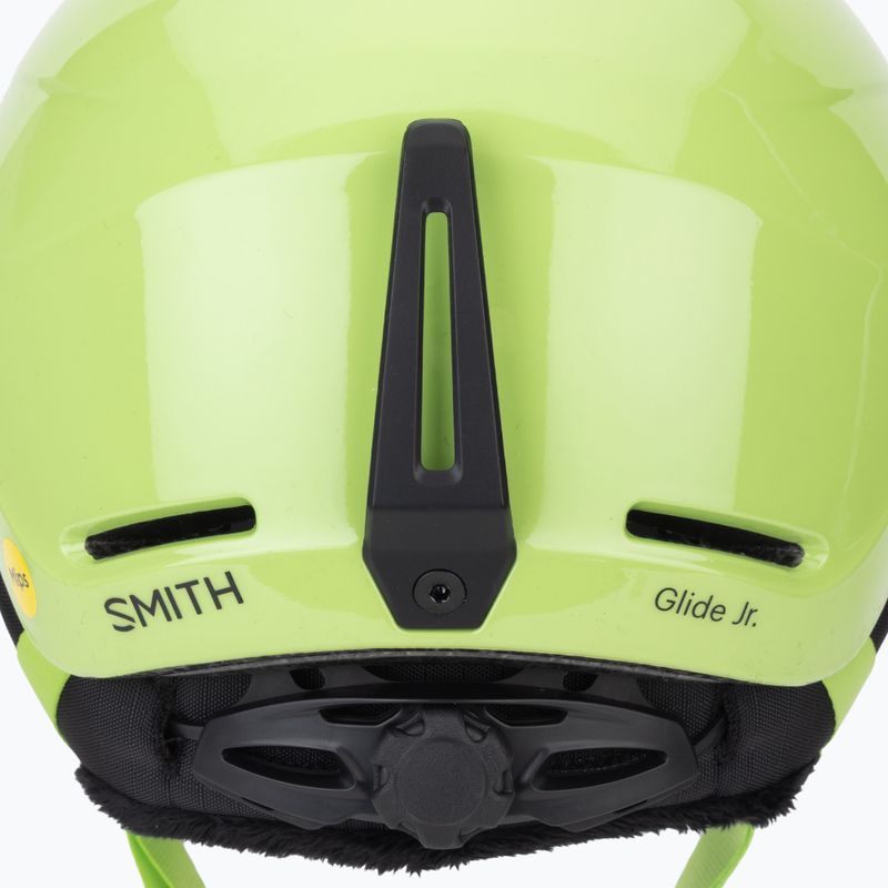 Dětská lyžařská helma Smith Glide Jr Mips electric lime 9