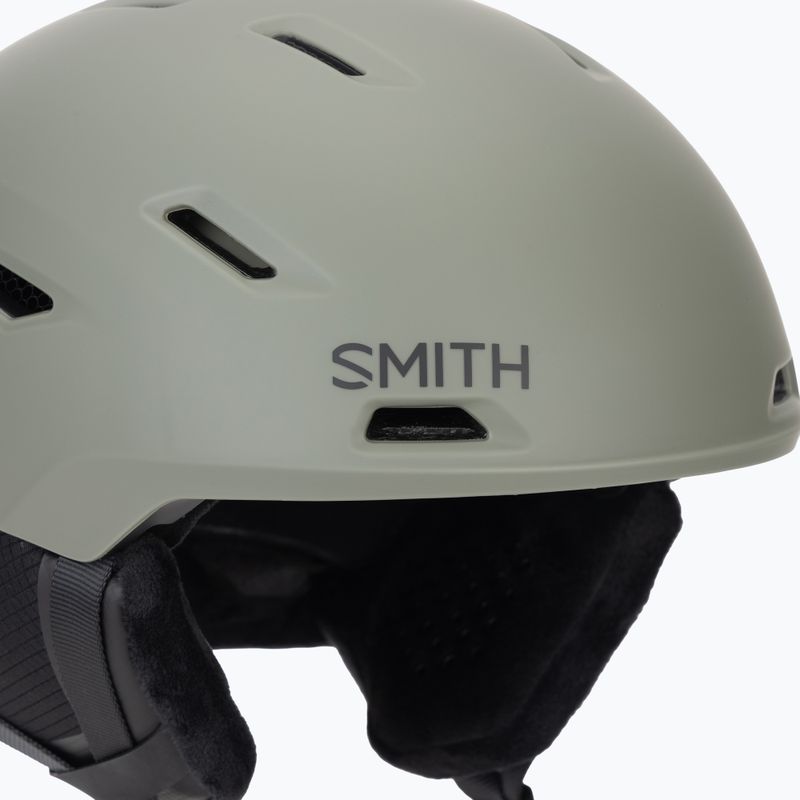 Lyžařská helma Smith Descend MIPS matte fatigue green/black 7