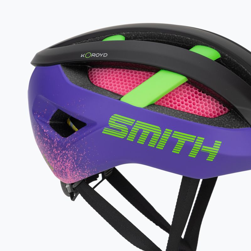 Cyklistická helma Smith Network MIPS matte archive flamingo 7
