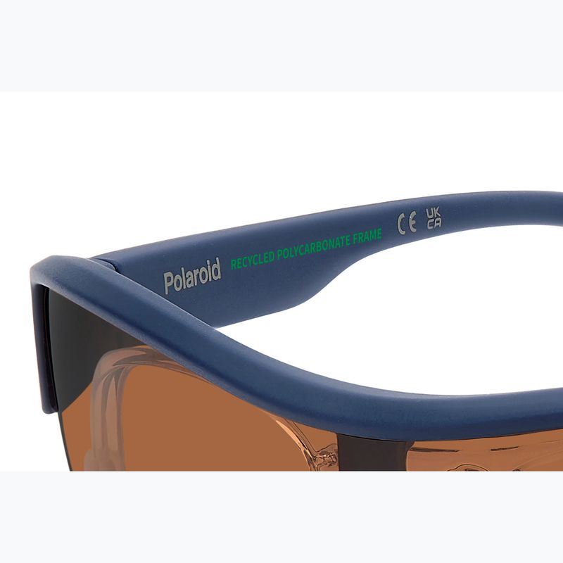Sluneční brýle Polaroid PLD 7061/CI/S matte blue/copper polarized 10