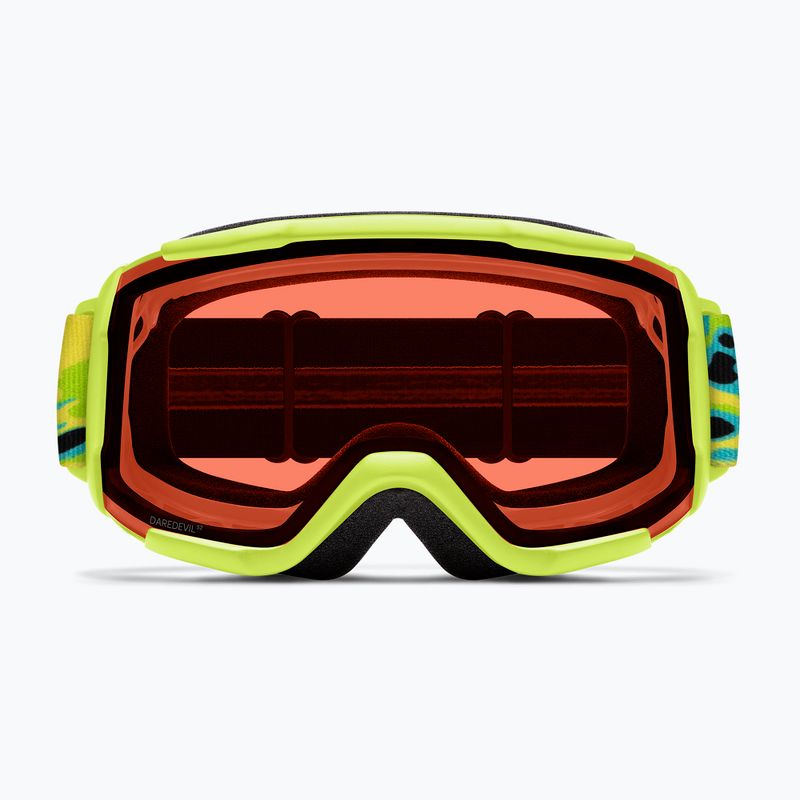Dětské lyžařské brýle Smith Daredevil S3 electric lime slime/green solx mirror antifog 3