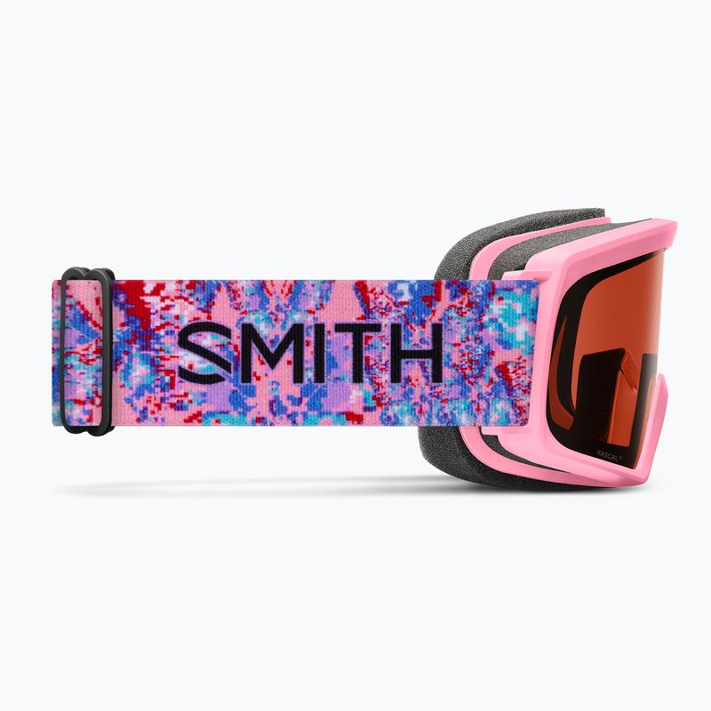 Dětské lyžařské brýle Smith Rascal Jr S2 bright pink lofi butterfly/rose copper antifog 2