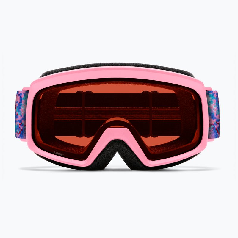 Dětské lyžařské brýle Smith Rascal Jr S2 bright pink lofi butterfly/rose copper antifog 3