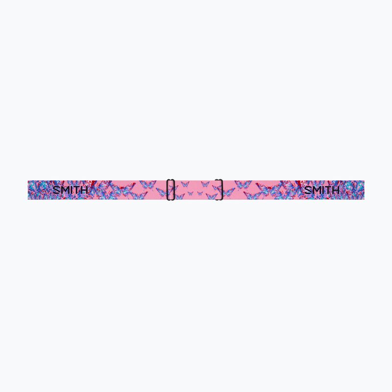 Dětské lyžařské brýle Smith Rascal Jr S2 bright pink lofi butterfly/rose copper antifog 5