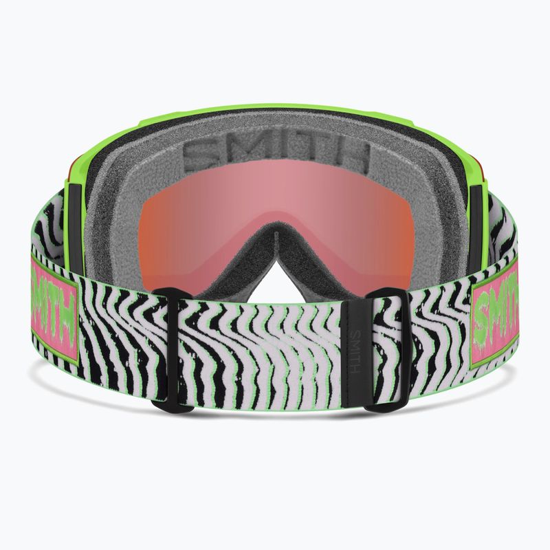 Lyžařské brýle Smith Squad S2 slime static shag/chromapop everyday green mirror 3
