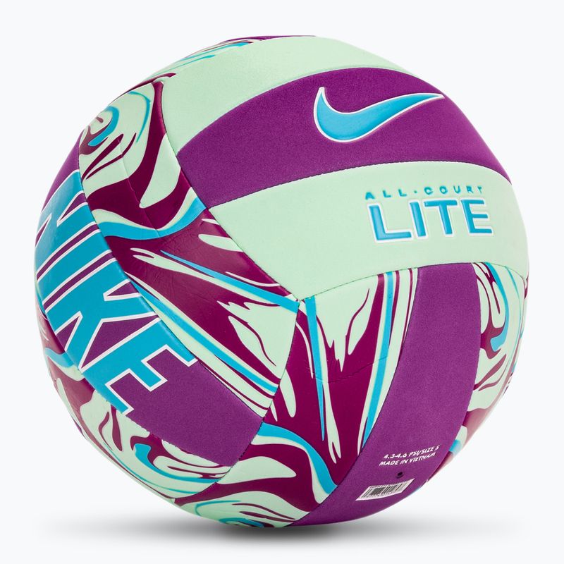 Volejbalový míč Nike All Court Lite Volleyball Deflated size 5 vivid purple/mint foam/baltic blue 2