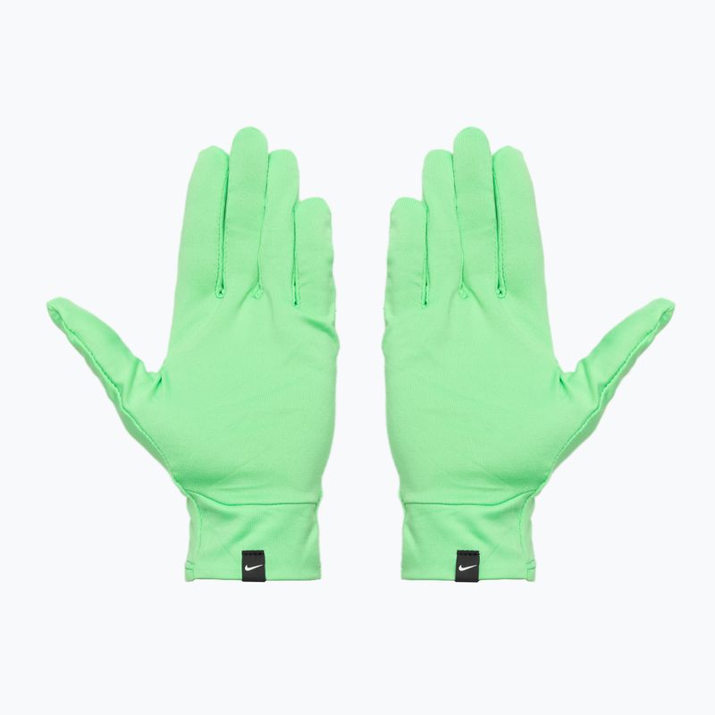Běžecké rukavice Nike Pacer Liner Rg illusion green/silver 3