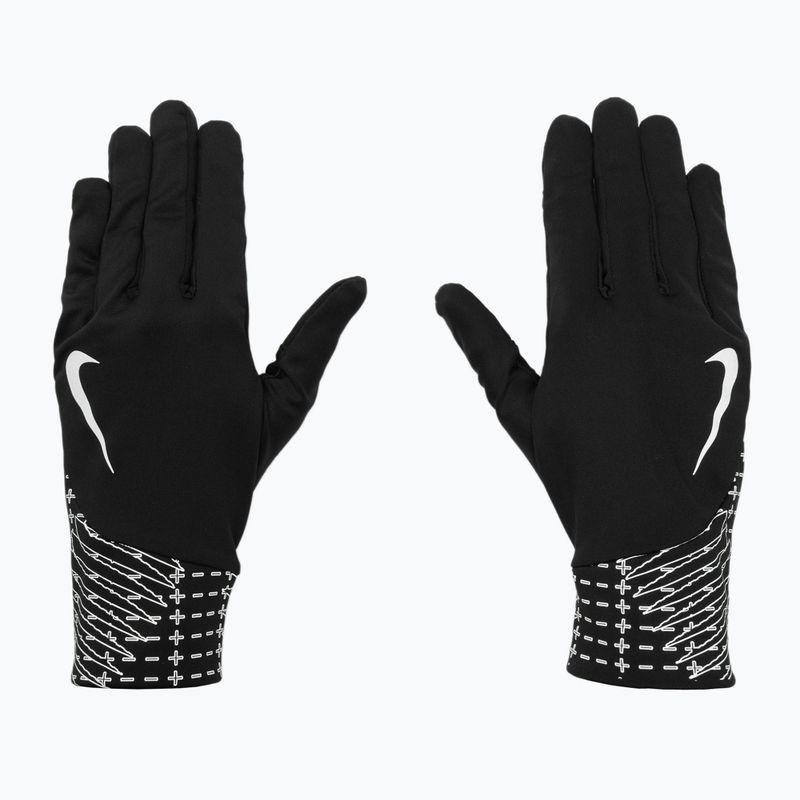 Běžecké rukavice pánské Nike Pacer Lightweight RG Reflective black/silver 2