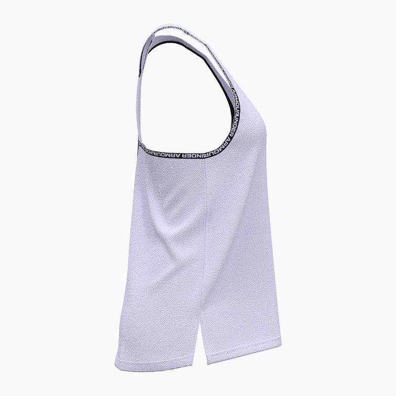 Dámské fitness tílko tank top Under Armour Knockout Tank salt purple/white 3