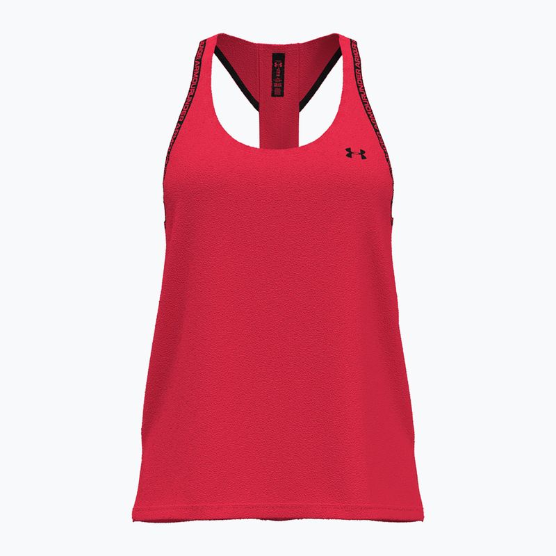 Dámské fitness  tílko  tank top  Under Armour Knockout Tank racer red/black