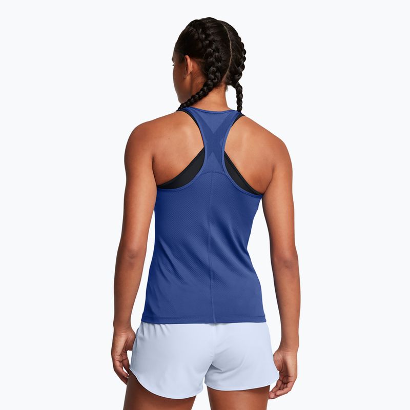 Dámské tréninkové tílko Under Armour HeatGear Armour Racer tech blue/white 2