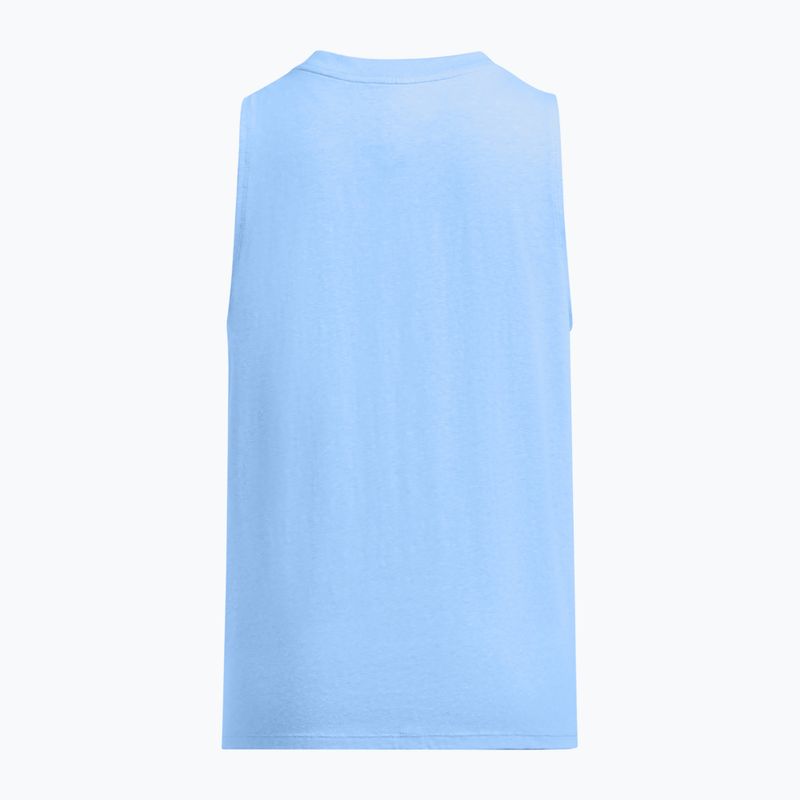 Dámské tréninkové tílko top Under Armour Rival Muscle Tank horizon blue/white 4