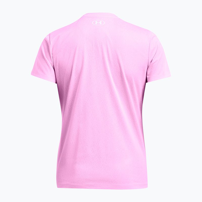 Dámské tričko Under Armour Tech Riddle stellar pink/white 5