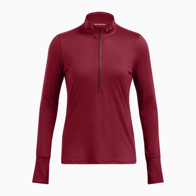 Dámské běžecké tričko  longsleeve  Under Armour Launch Pro Half Zip cardinal/reflective