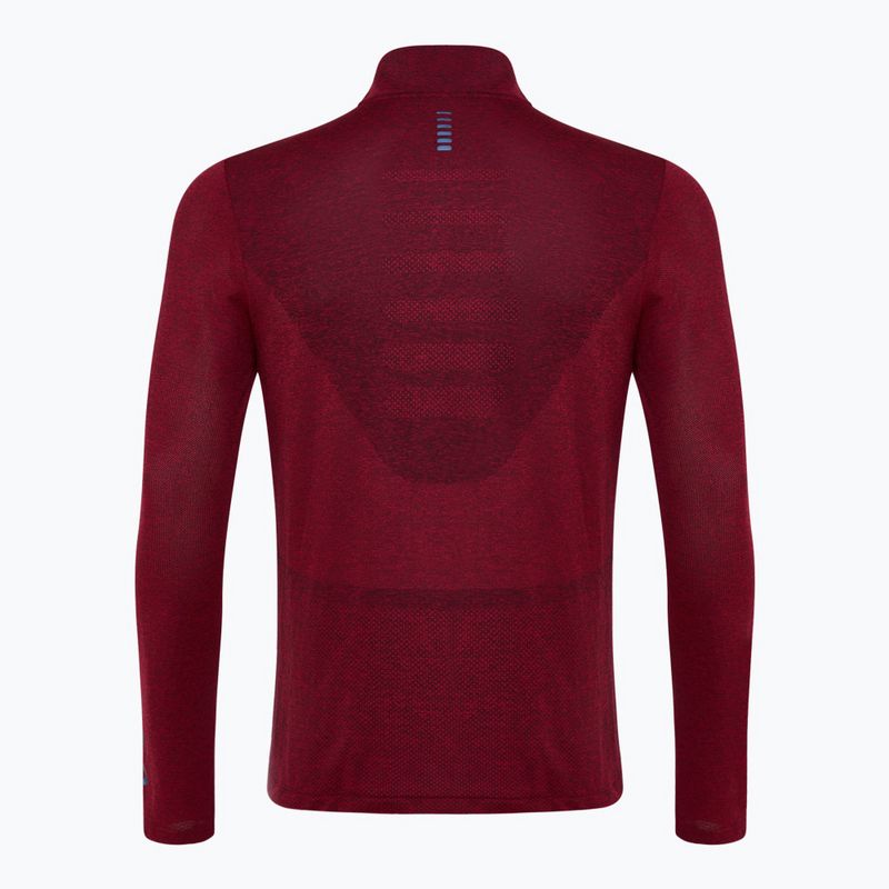 Pánská běžecká mikina Under Armour Seamless Stride 1/4 Zip racer red/reflective 2