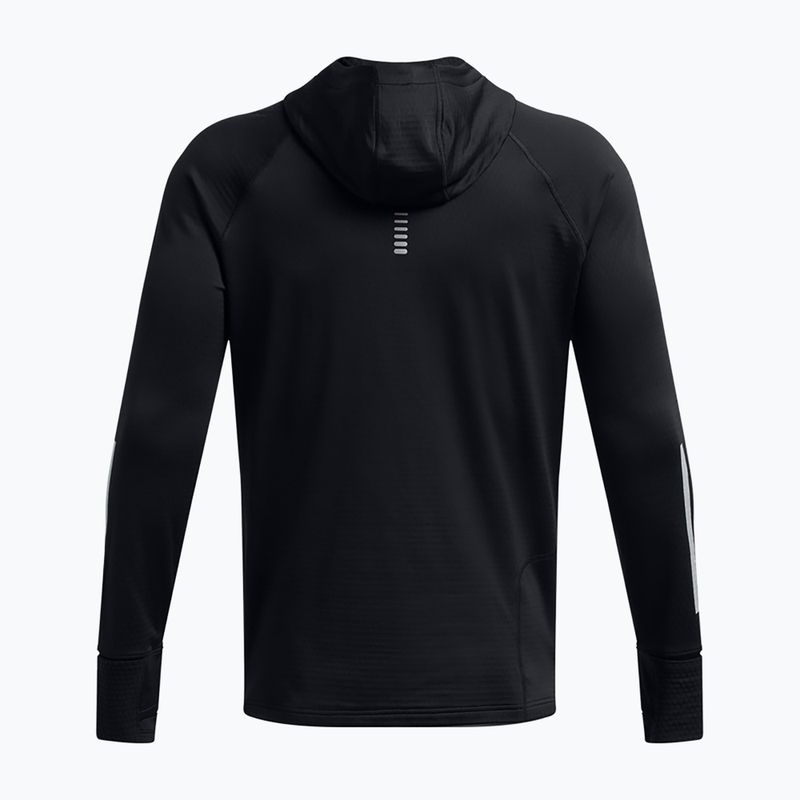 Pánská mikina  do biegania Under Armour Launch Elite CW Balaclava Hoody black/reflective 5