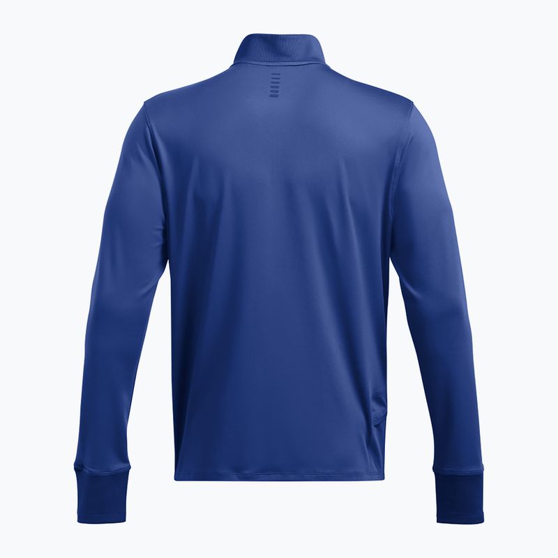 Pánské běžecké tričko longsleeve  Under Armour Launch Pro 1/4 Zip tech blue/tech blue/reflective 2
