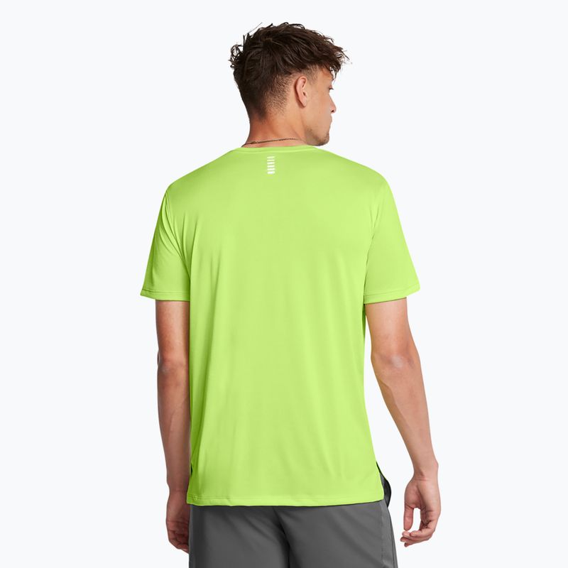 Pánské běžecké tričko Under Armour UA Launch morph green/reflective 2