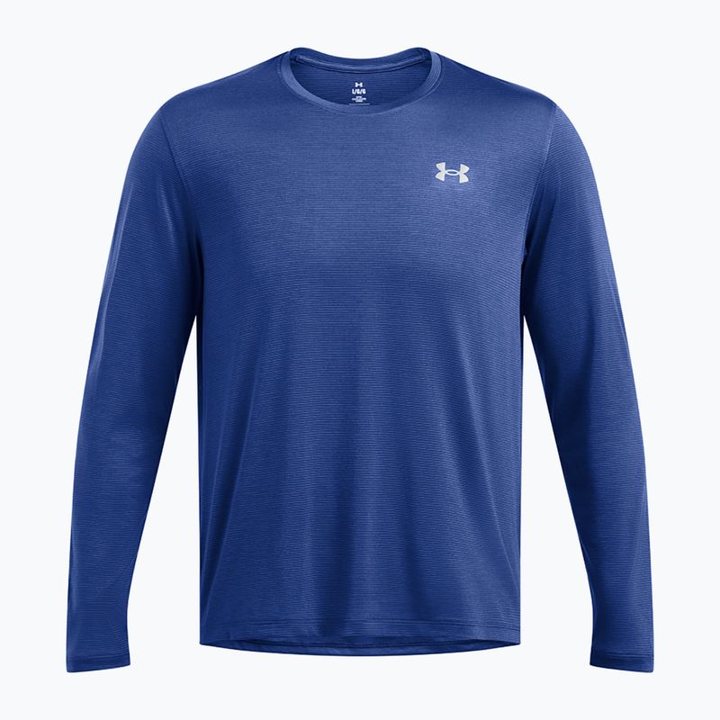 Pánské běžecké tričko longsleeve Under Armour Launch tech blue/reflective