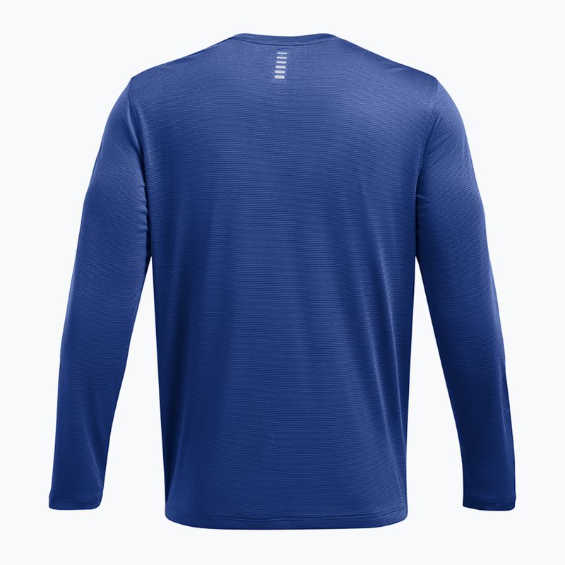 Pánské běžecké tričko longsleeve Under Armour Launch tech blue/reflective 2