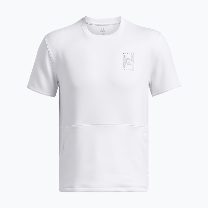 Pánské tričko Under Armour Run Anywhere SS white/morph green/black 3