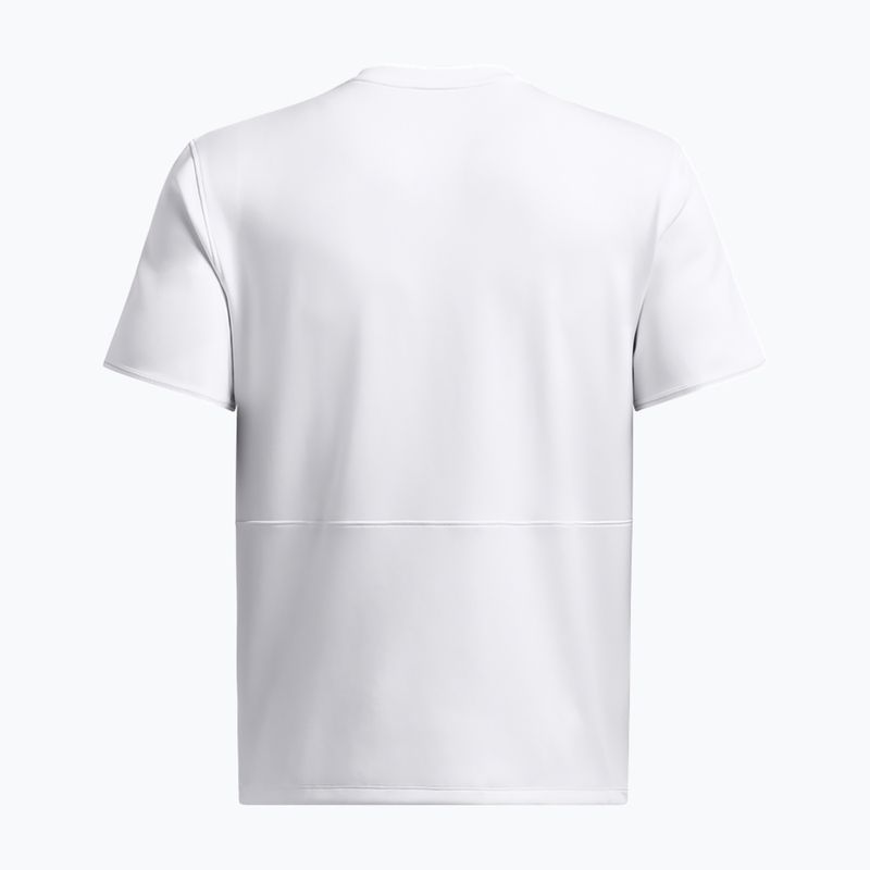 Pánské tričko Under Armour Run Anywhere SS white/morph green/black 4