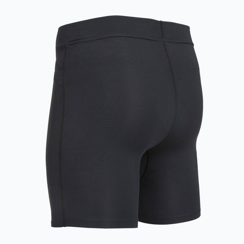 Pánské běžecké legíny Under Armour Launch Half Tights black/black/metallic silver 4