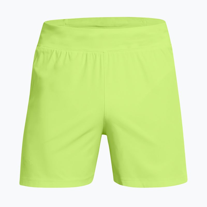 Pánské běžecké šortky  Under Armour Launch Elite 5" morph green/morph green/reflective 5