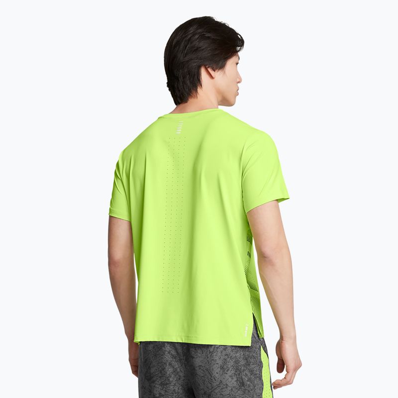 Pánské běžecké tričko Under Armour UA Launch Elite Graphic morph green/castlerock/reflective 2