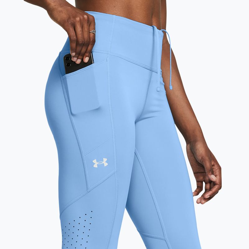 Dámské běžecké legíny Under Armour Launch Ankle horizon blue/horizon blue/reflective 4