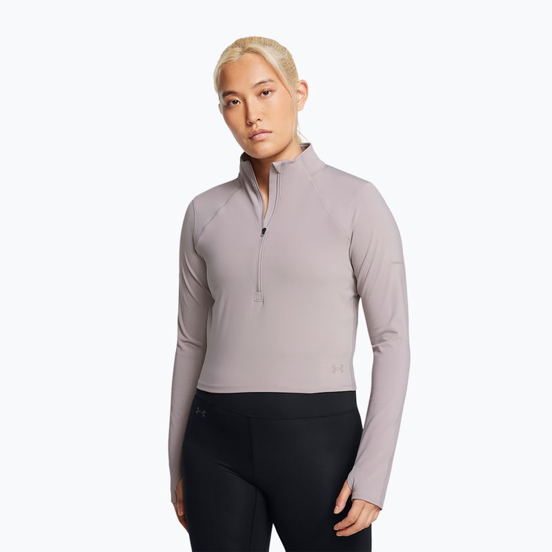 Dámské běžecké tričko longsleeve Under Armour Launch Elite Half Zip tetra gray/reflective