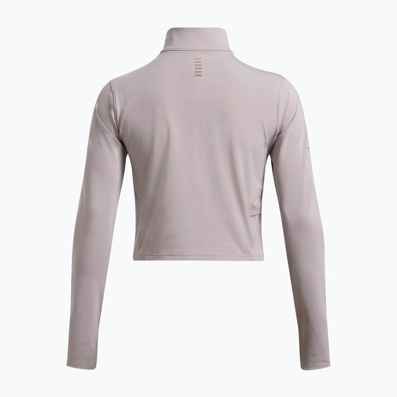 Dámské běžecké tričko longsleeve Under Armour Launch Elite Half Zip tetra gray/reflective 4