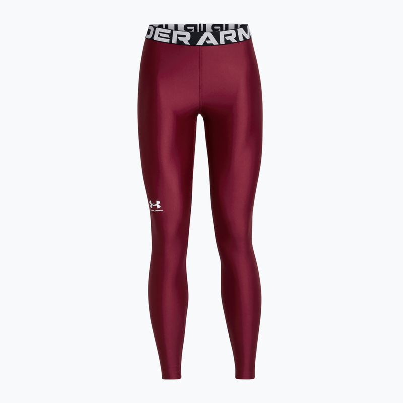 Dámské legíny Under Armour HeatGear cardinal/white 4