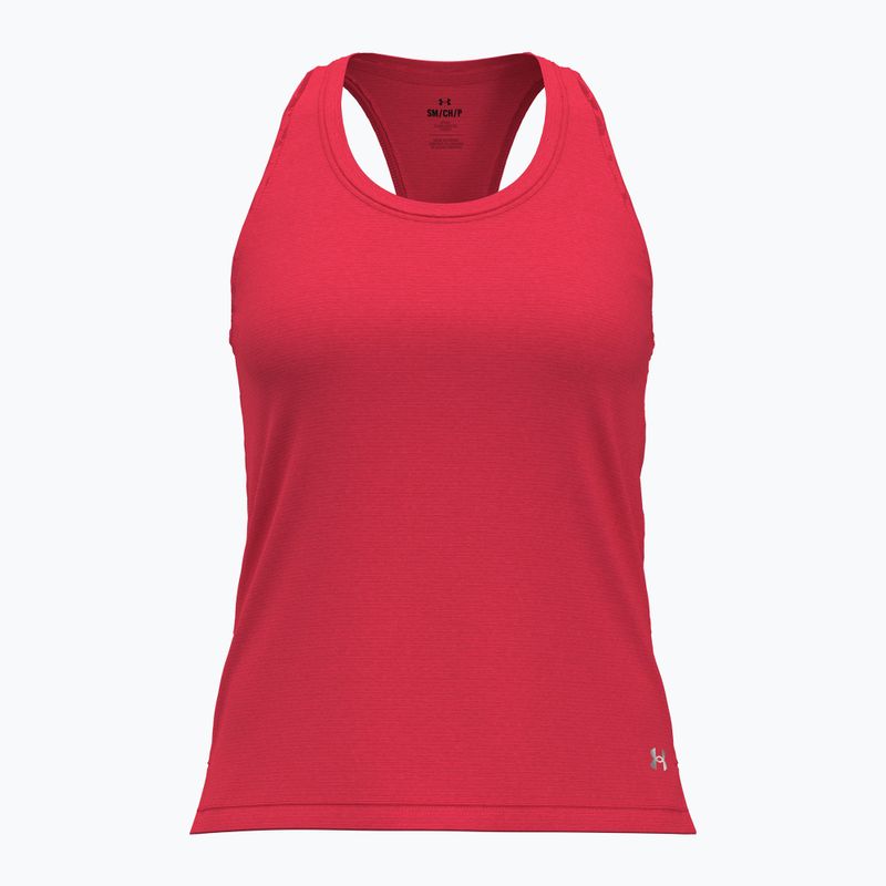 Dámské běžecké tílko tank top  Under Armour Launch Singlet racer red/reflective