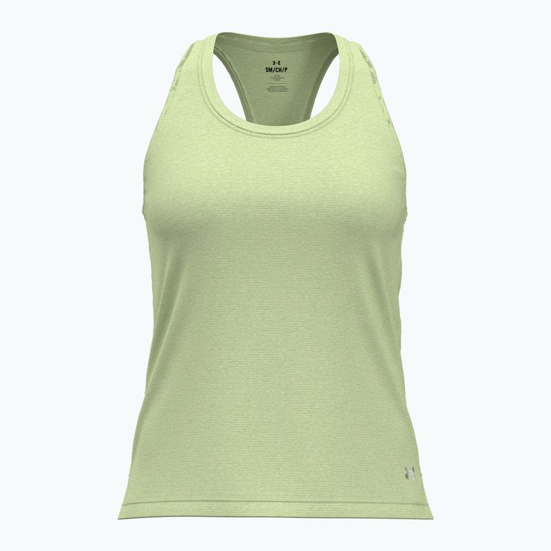 Dámské běžecké tílko tank top  Under Armour Launch Singlet retro green/reflective