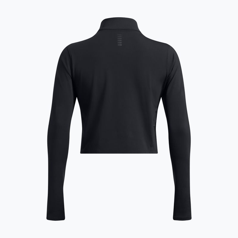 Dámské běžecké tričko  longsleeve  Under Armour Launch Elite Half Zip black/reflective 4