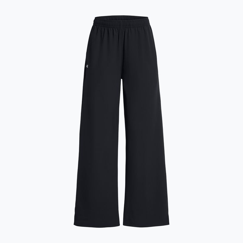 Dámské kalhoty Under Armour Rival Wide Leg black / white 5