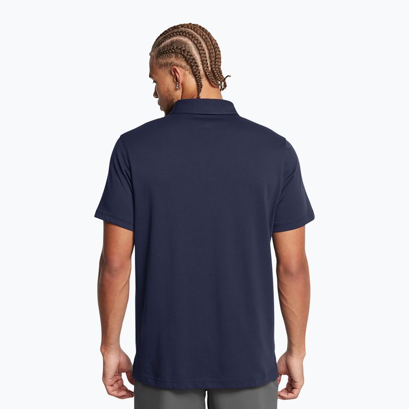 Pánské polo tričko Under Armour Icon Polo midnight navy/white 2