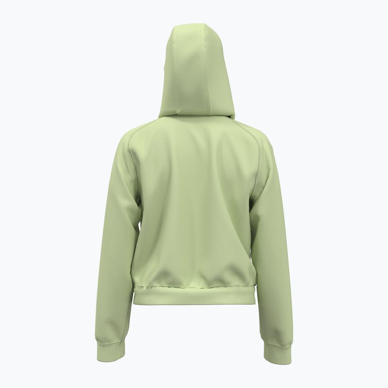 Dámská mikina  Under Armour Pro Fleece Hoodie retro green/white 2