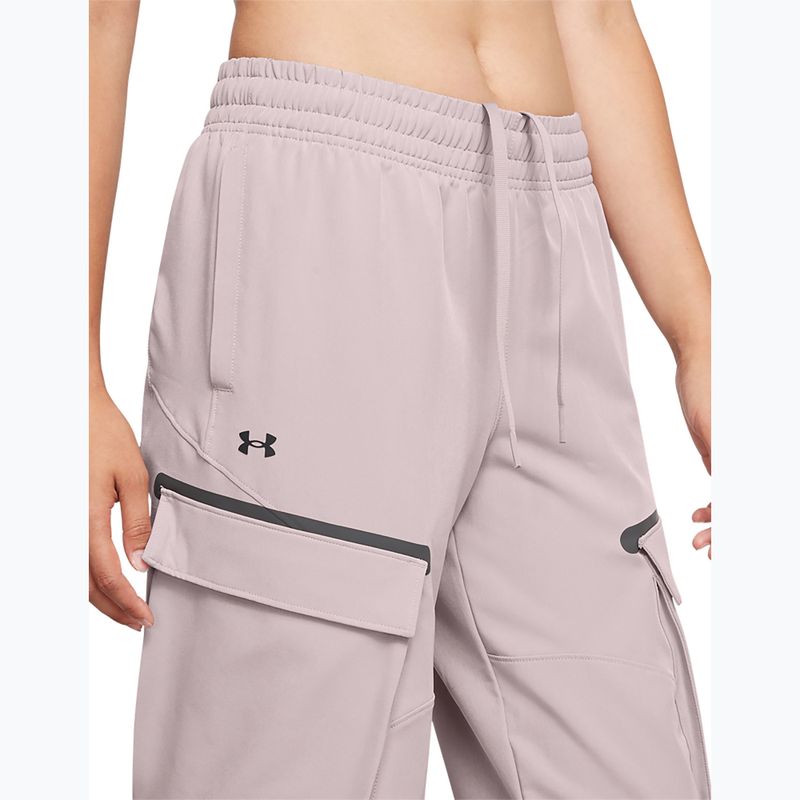 Dámské kalhoty Under Armour Unstoppable Cargo tetra grey / black 5