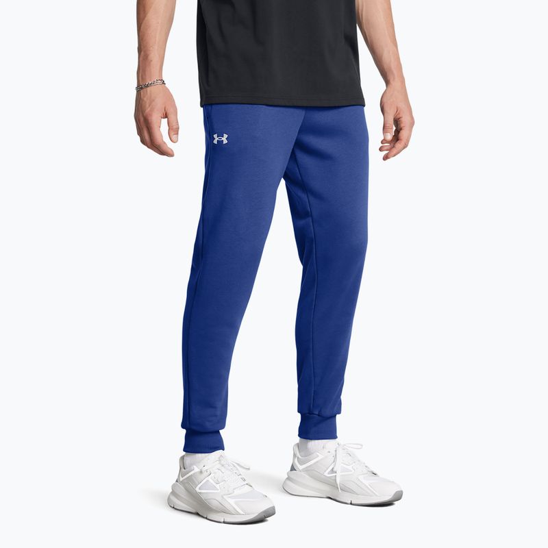 Pánské kalhoty  Under Armour Rival Fleece Joggers tech blue/white