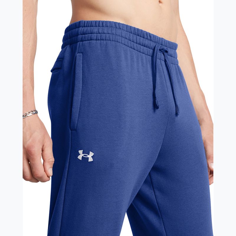 Pánské kalhoty  Under Armour Rival Fleece Joggers tech blue/white 3