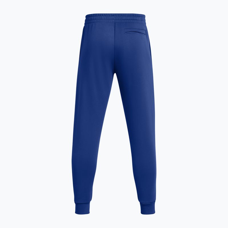 Pánské kalhoty  Under Armour Rival Fleece Joggers tech blue/white 6