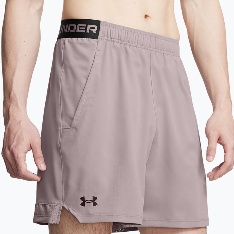 Pánské tréninkové šortky Under Armour UA Vanish Woven 6in tetra gray/black 4